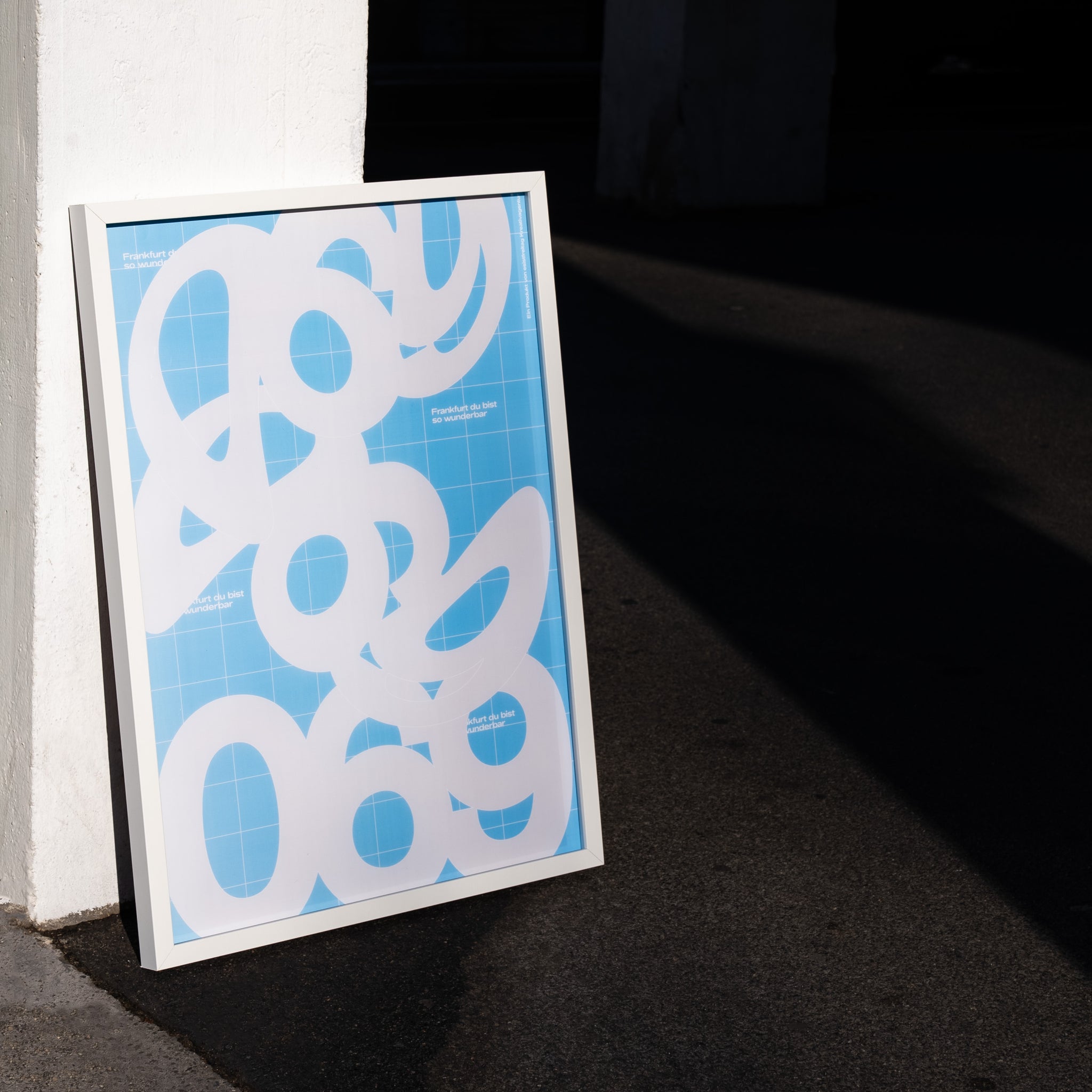 Design Poster: 069 hellblau