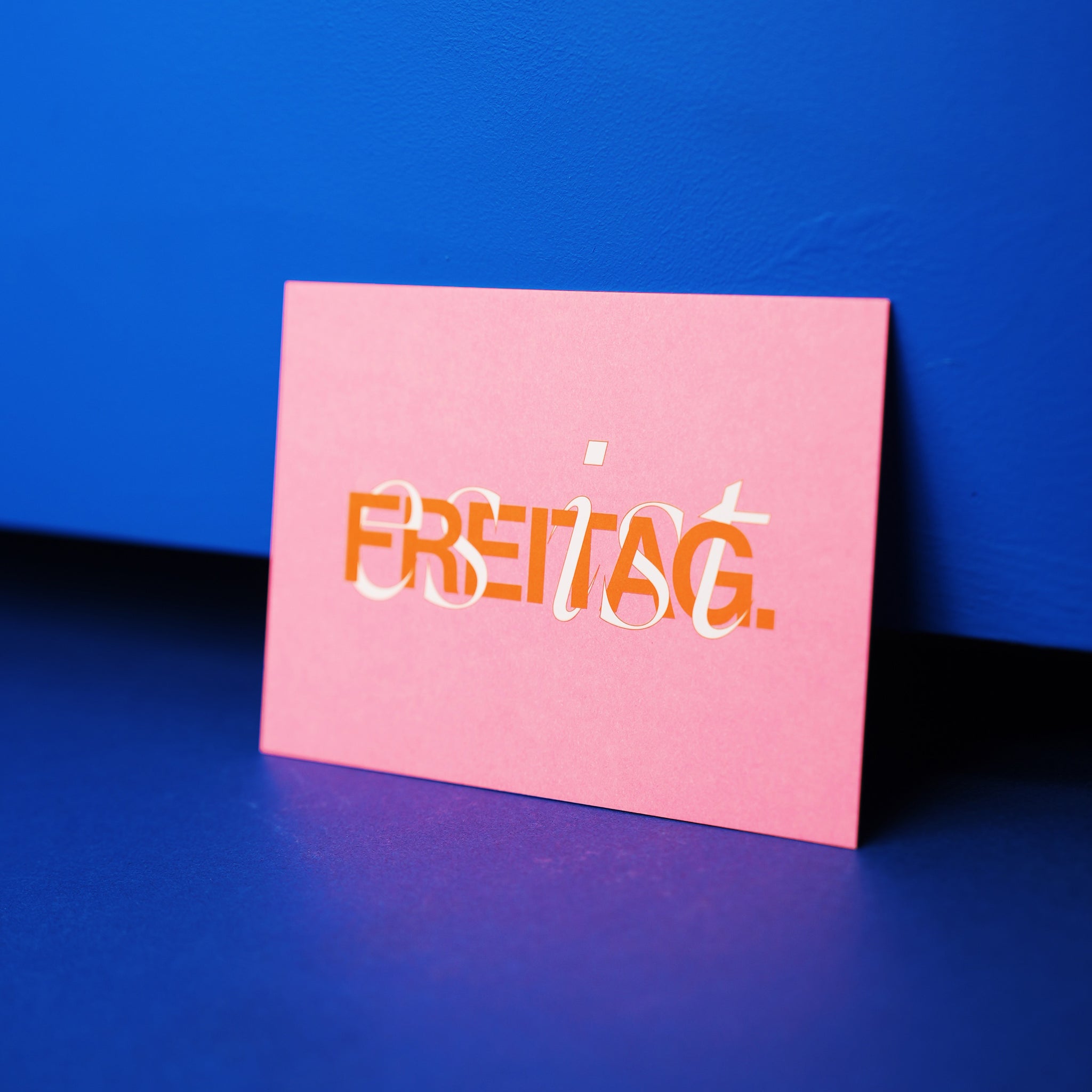 esistfreitag-Postkarte: es ist Freitag