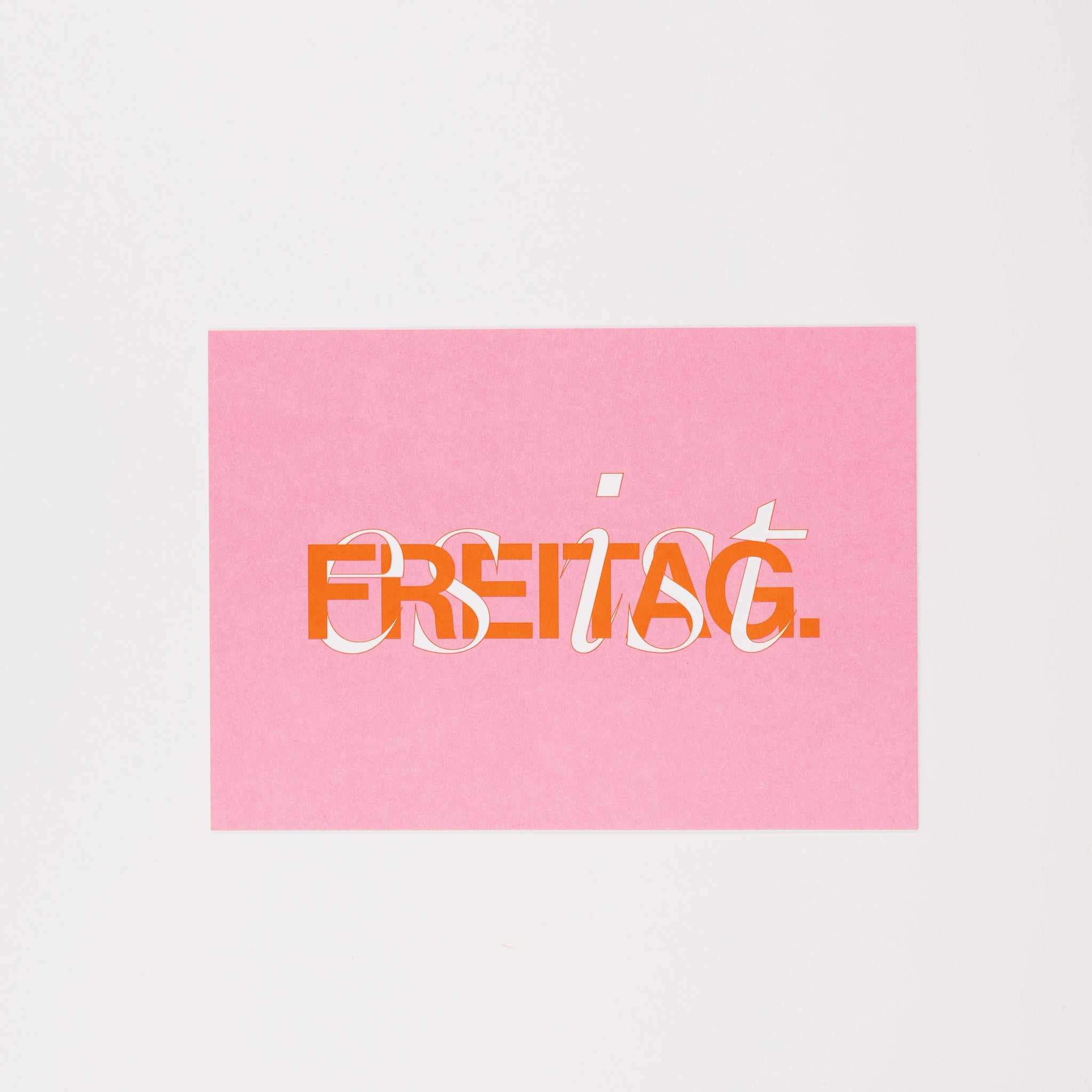 esistfreitag-Postkarte: es ist Freitag