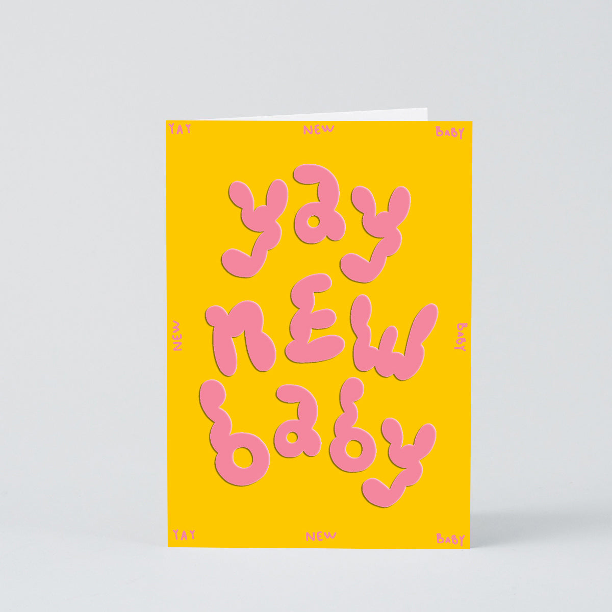 Wrap Magazine Yay New Baby mit Prägung – Gelb & Rosa